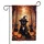 Black Cats Witch Hats Jack-o-Lanterns Halloween Decor Gift for Cat Lover Garden Flag - 3