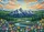 Majestic Snowy Mountain River Wildflower Meadow Green Hills Landscape Home Decor Gift Doormat - 7