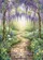 Sunlit Purple Wisteria Garden Path Welcome - Verdant Home Decor Gift Garden Flag - 6
