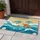 Blue Orange Sea Turtles Seashells Beach Ocean Sand - Ocean Lover Home Decor Gift Doormat - 5