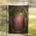 Ornate Pink Door, Ancient Trees, Glowing Lantern, Foliage Garden - Fantasy Home Decor Gift Garden Flag - 5
