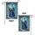 Winter Wizard Sapphire Coat Golden Flame Christmas Home Decor Gift Garden Flag - 4