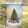 Christmas Tree Gift Boxes Snowfall - Holiday Home Decor Garden Flag - 5