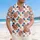 Concentric Ring Folk Art Tropical Flowers Leaves Border - Home Decor Gift Hawaiian Shirt - 4