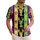 Lobster Crawfish Fleur-de-lis Vertical Stripes Palm Plumeria - Tropical Vacation Gift Hawaiian Shirt - 1