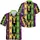 Lobster Crawfish Fleur-de-lis Vertical Stripes Palm Plumeria - Tropical Vacation Gift Hawaiian Shirt - 3