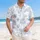 Tropical Chrysanthemum Peony Hibiscus Monstera Plumeria Palm - Home Decor Gift Hawaiian Shirt - 4
