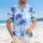 Palm Tree Silhouettes Tropical Palm Fronds - Beach Vacation Summer Travel Essentials Gift Hawaiian Shirt - 4