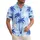 Palm Tree Silhouettes Tropical Palm Fronds - Beach Vacation Summer Travel Essentials Gift Hawaiian Shirt - 1