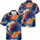 Palm Fronds Sun Moon Birds Wavy Bands Ocean Water Tropical - Vacation Getaway Island Life Hawaiian Shirt - 3
