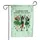 Irish Lassies Reproductive Rights Shamrock Dancers - Advocacy Statement Gift Garden Flag - 3
