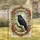 Black Crow No Soliciting Floral Roses Lilies - Vintage Home Decor Gift Garden Flag - 1