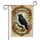 Black Crow No Soliciting Floral Roses Lilies - Vintage Home Decor Gift Garden Flag - 3