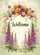 Welcome Script Foxglove Tulips Daisies Monarch Butterflies Honeybee - Home Decor Gift Garden Flag - 6
