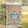 Abolish ICE Rainbow Flowers - Human Rights Advocacy Gift Garden Flag - 5