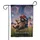 Humorous Raccoon Hot Dog American Flag Fireworks - Independence Day Celebration Garden Flag - 3