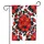 Anti-Trump Red Camellia Flowers with Green Leaves & Yellow Centers - Home Decor Gift Garden Flag - 3