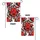 Anti-Trump Red Camellia Flowers with Green Leaves & Yellow Centers - Home Decor Gift Garden Flag - 4