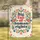 Big Fan of Human Rights Text Floral Wreath - Social Justice Home Decor Gift for Activists Garden Flag - 1
