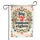 Big Fan of Human Rights Text Floral Wreath - Social Justice Home Decor Gift for Activists Garden Flag - 3