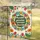 'PLANT gardens UPROOT fascism' Floral Wreath - Activist Home Decor Gift Garden Flag - 5