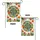 'PLANT gardens UPROOT fascism' Floral Wreath - Activist Home Decor Gift Garden Flag - 4