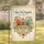 Three Houses Vines Flowers Red Hearts 'Love Thy Neighbor' - Home Decor Gift Garden Flag - 1