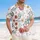 Elegant Tropical Blossoms Spherical Flower Heads Botanical Foliage - Botanical Decor Gift Hawaiian Shirt - 4