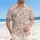 Sandy Ocean Currents Topographic Texture - Beach Lover Gift Hawaiian Shirt - 4
