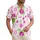 Pink Ribbons Medical Aid Symbols Tropical Flowers Butterflies - Cancer Support Awareness Gift Hawaiian Shirt - 1