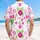 Pink Ribbons Medical Aid Symbols Tropical Flowers Butterflies - Cancer Support Awareness Gift Hawaiian Shirt - 5