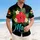 Maui HAWAII Red Hibiscus White Plumeria Green Leaves - Tropical Island Home Decor Gift Hawaiian Shirt - 4