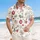 Poodles Red Apples Hibiscus Monstera Tropical Flowers - Tropical Lover Everyday Gift Hawaiian Shirt - 4