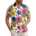 Tropical Fuchsia Orange Yellow Blue Purple Flowers Foliage Floral Accents - Travel Essentials Gift Hawaiian Shirt - 1