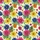 Tropical Fuchsia Orange Yellow Blue Purple Flowers Foliage Floral Accents - Travel Essentials Gift Hawaiian Shirt - 6