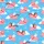 Flying Pink Pigs Pilot Goggles Red Scarf Clouds Bright Sky Blue - Tropical Hawaiian Lifestyle Gift Hawaiian Shirt - 6