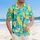 Ripe Whole and Sliced Banana Fruit Splatters - Summer Vacation Gift for Beach Lover Hawaiian Shirt - 4