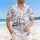 Vintage Sailing Ships Plumeria Hibiscus Ocean Waves - Ocean Lover Home Decor Gift Hawaiian Shirt - 4