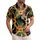 Polished Gold Chains Tropical Foliage Hibiscus Plumeria Wood Accents - Home Decor Gift Hawaiian Shirt - 1