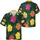 Tropical Hawaiian Large Hibiscus Flowers & Dark Green Leaves - Island Lifestyle Hawaiian Shirt - 3