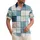 Patchwork Woven Ripples Bamboo Palm Sand Blocks - Home Decor Gift Hawaiian Shirt - 1