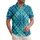 Tropical Plaid Ocean Waters Plant - Tropical Lifestyle Gift for Vacationer Hawaiian Shirt - 1