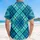 Tropical Plaid Ocean Waters Plant - Tropical Lifestyle Gift for Vacationer Hawaiian Shirt - 5