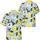 Lemons Lemon Blossoms Blue Tile - Home Decor Gift for Lemon Lover Hawaiian Shirt - 3