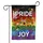 Pride And Joy Botanical Progress Flag - LGBTQ+ Celebration Home Decor Garden Flag - 3
