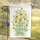 Yellow Floral 'FUCK FASCISM' Text Green Stems - Anti-Fascist Statement Decor Garden Flag - 5