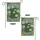 Green Frog On My Way to Fight Fascism Water Lily Activist Decor For Advocates Garden Flag - 4