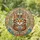 Bohemian Jeweled Tabby Cat Dreamcatcher - Boho Home Decor Gift for Cat Lover Stained Glass Suncatcher - 1
