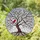 Cardinal Pair Bare Tree Sparkling Snow Roots Rocks - Bird Lover Home Decor Gift Stained Glass Suncatcher - 1