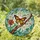 Monarch Butterfly Tree Branch Flowers Foliage Sky Wildlife Lover Home Decor Gift Stained Glass Suncatcher - 1